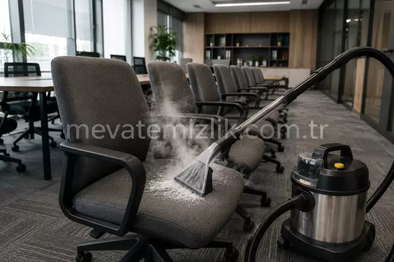Ankarada Yerinde İşletme ve Ofis Buharlı Koltuk Yıkama